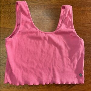 Roxy Vibrant Pink Sleeveless crop Top